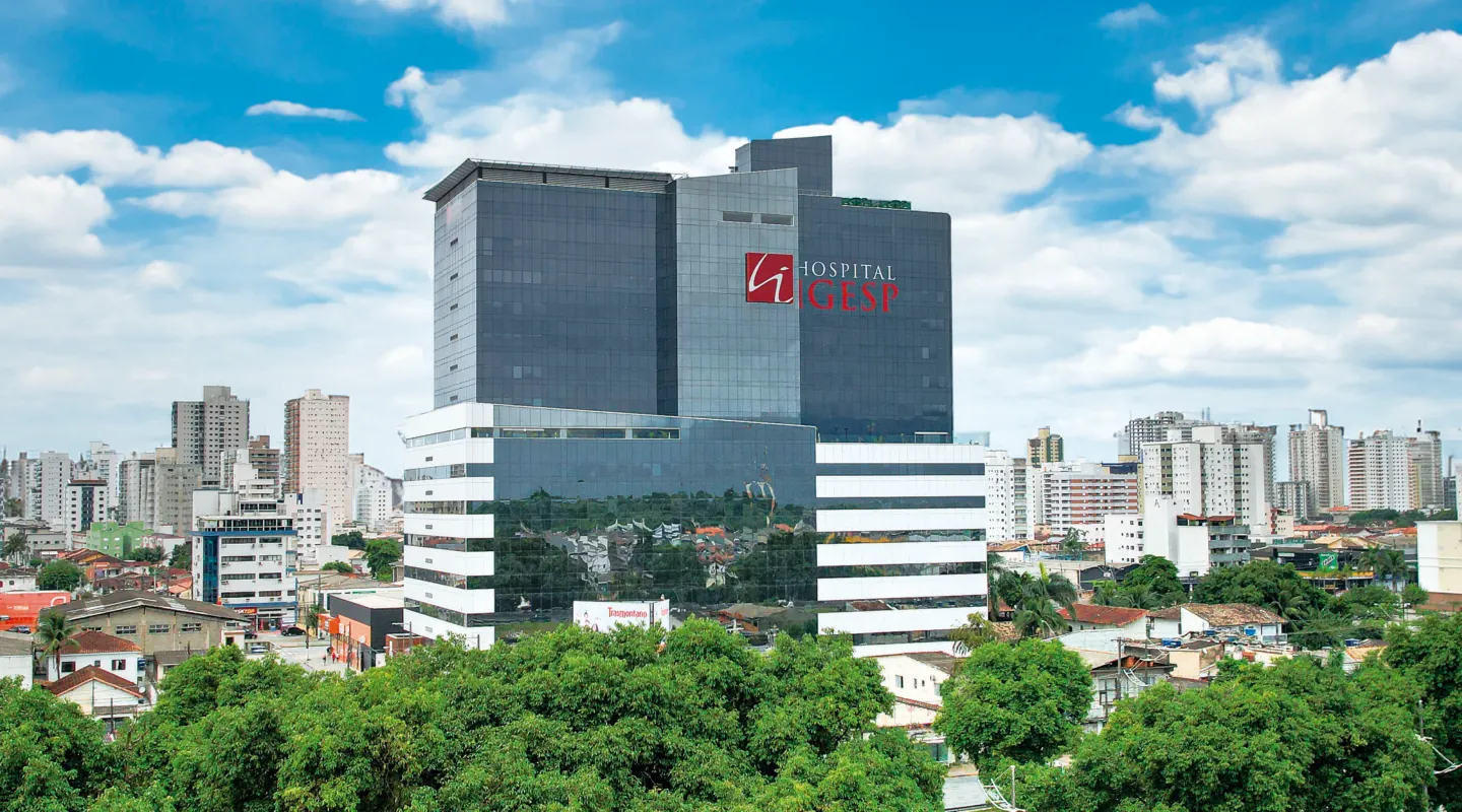 Fachada do Hospital IGESP na Baixada Santista